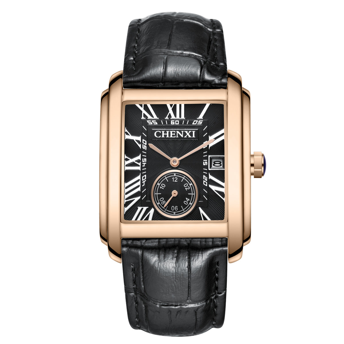 Men's Square Quartz Watch
